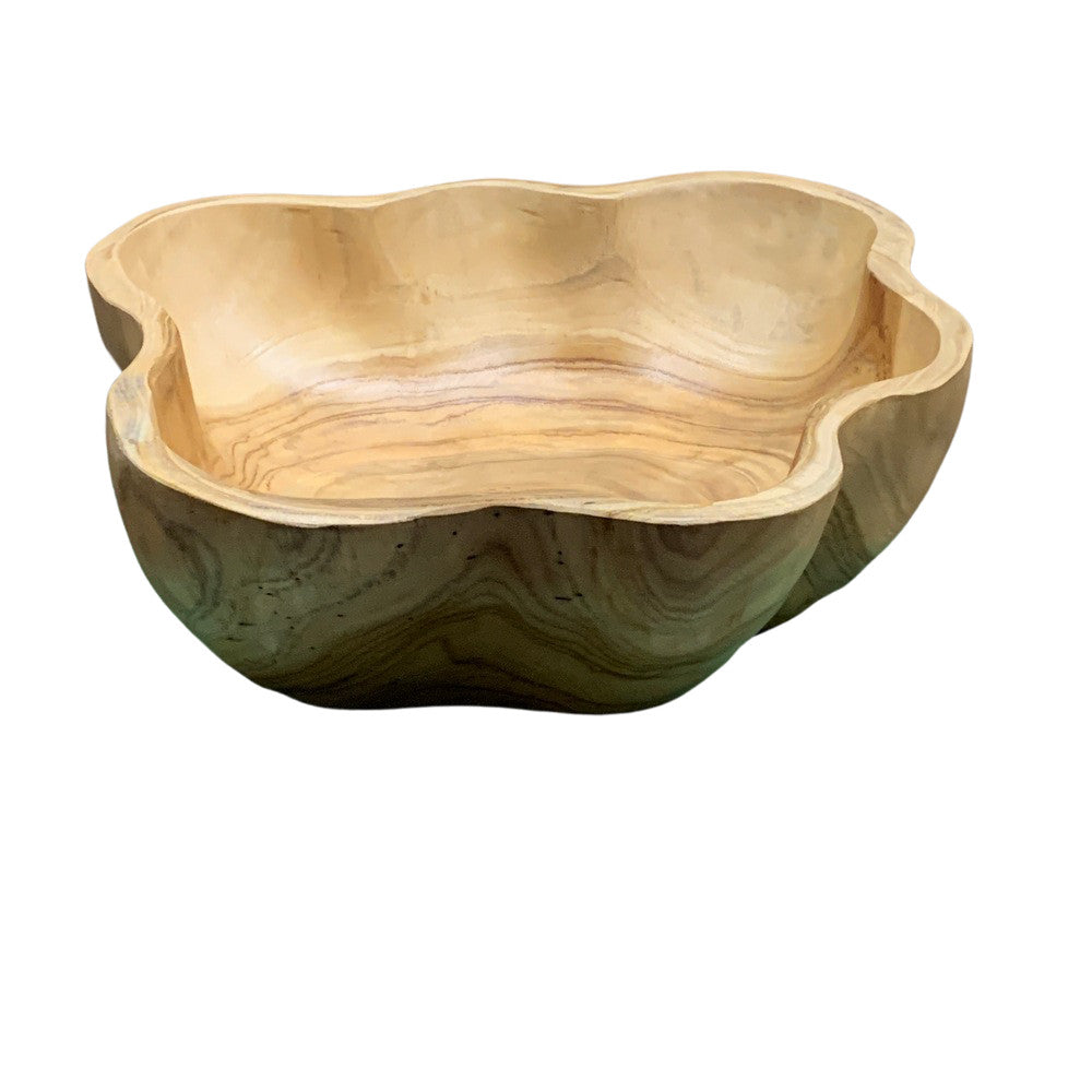 Medium Wooden Bowl - Berbere Imports