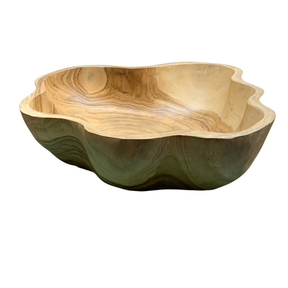 Medium Wooden Bowl - Berbere Imports