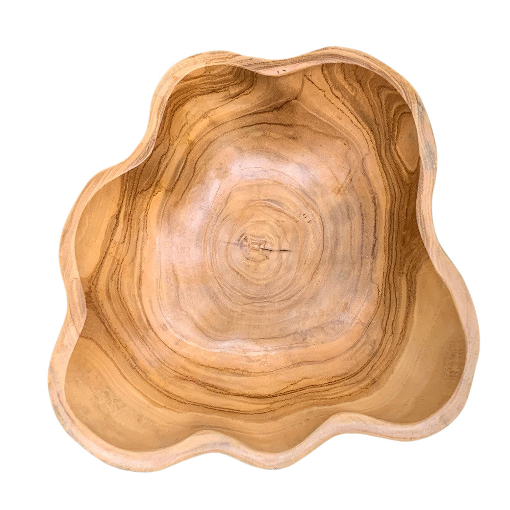 Medium Wooden Bowl - Berbere Imports