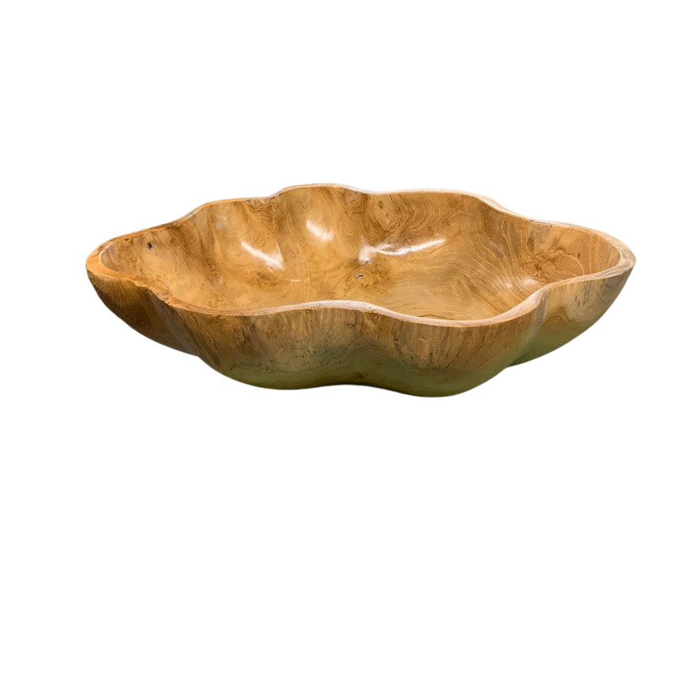 Medium Wooden Bowl - Berbere Imports