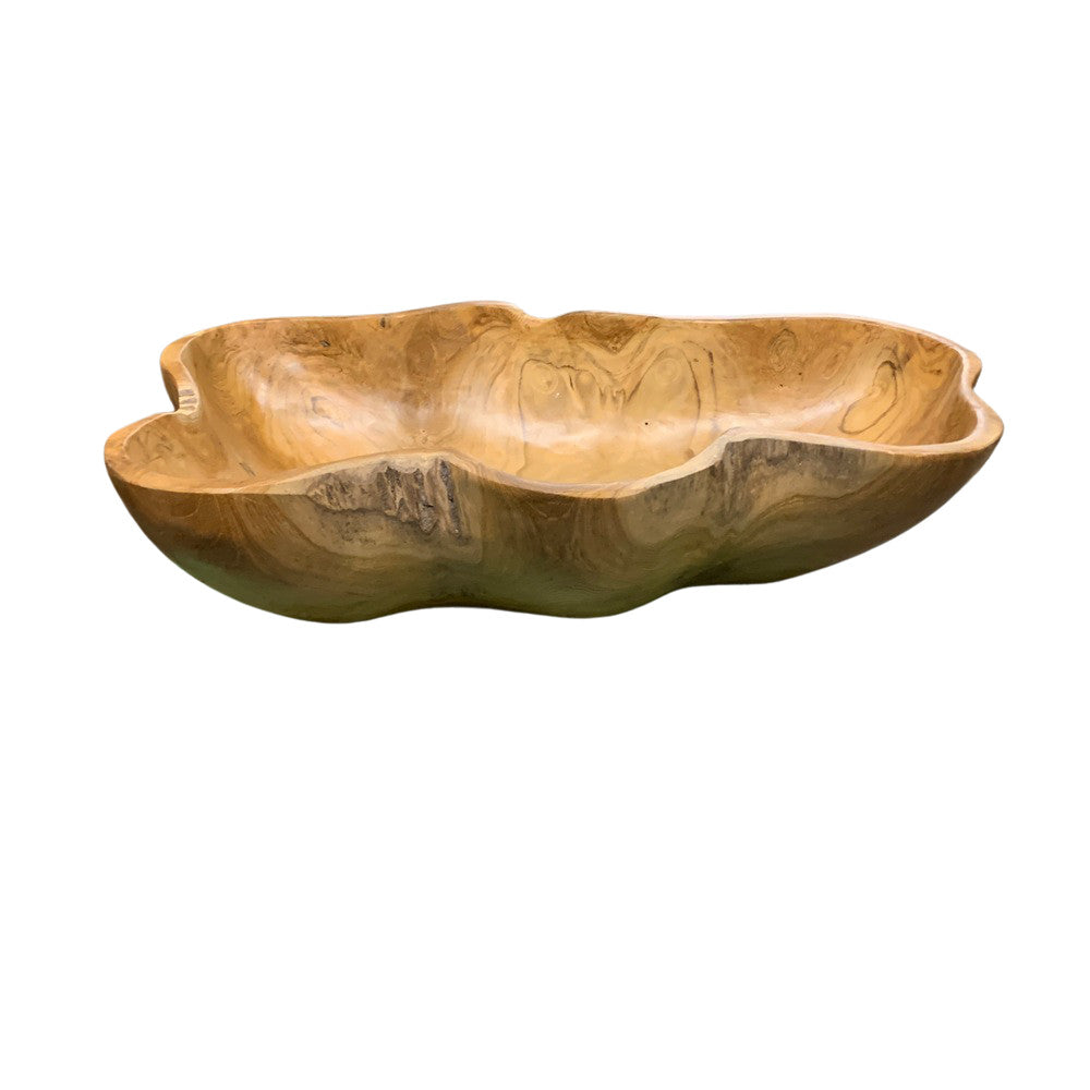 Medium Wooden Bowl - Berbere Imports