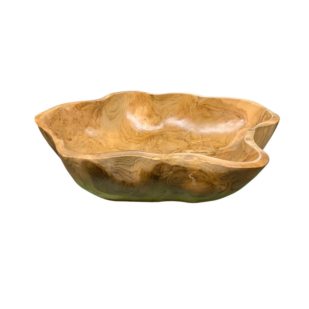 Medium Wooden Bowl - Berbere Imports