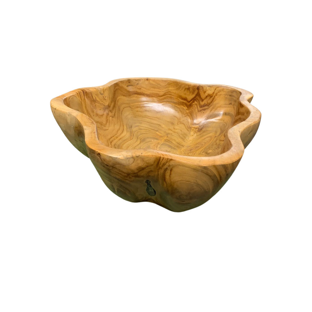 Medium Wooden Bowl - Berbere Imports