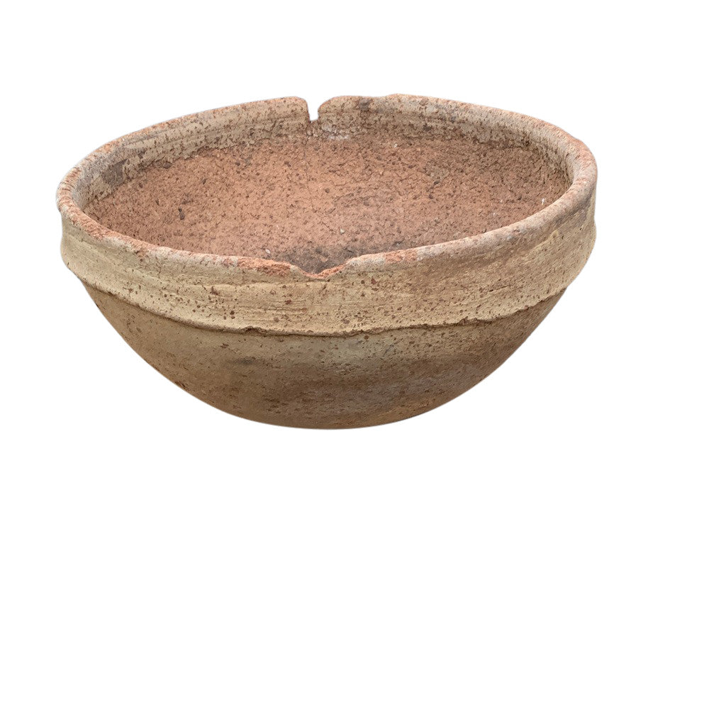 Antique Moroccan Terracotta Bowl - Berbere Imports