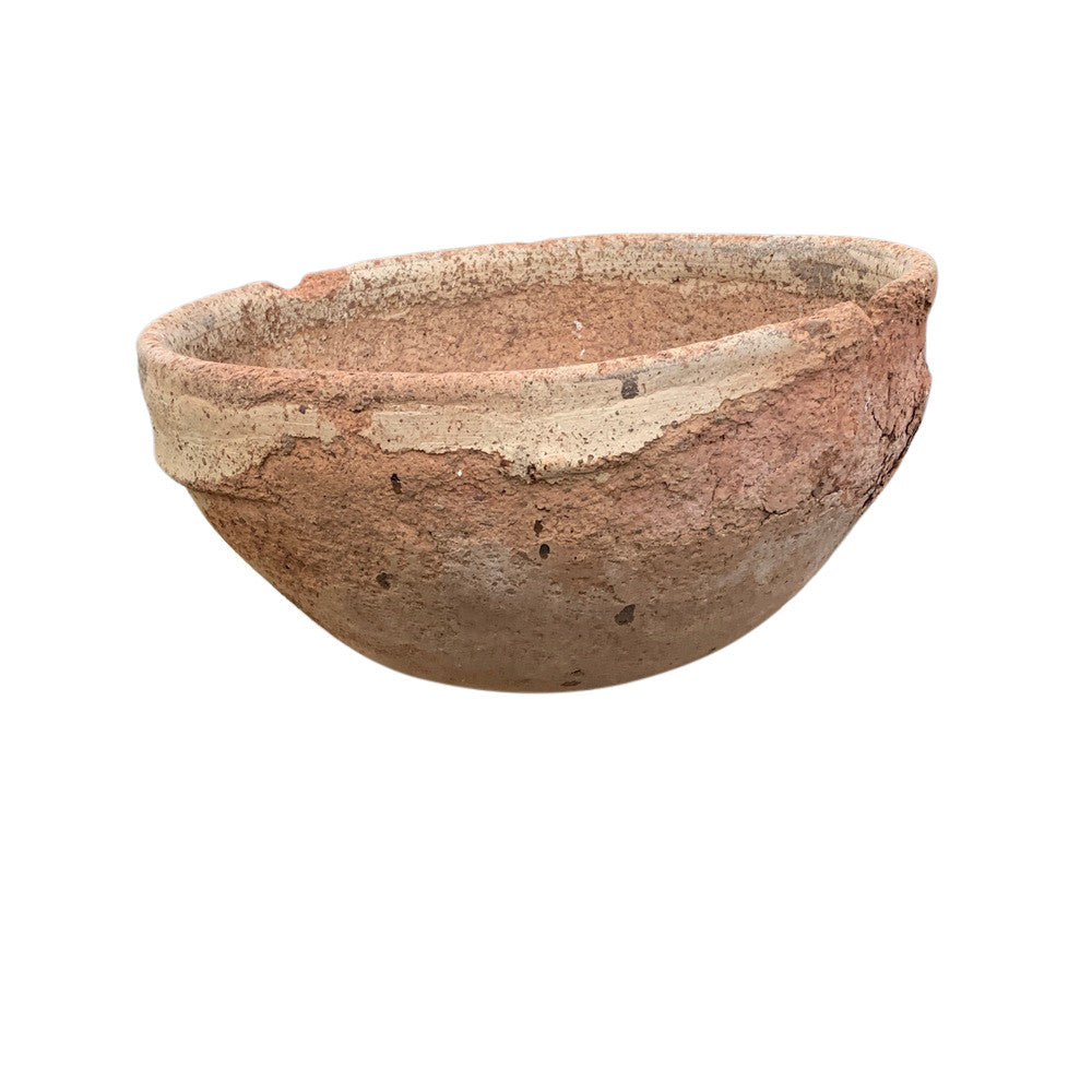 Antique Moroccan Terracotta Bowl - Berbere Imports