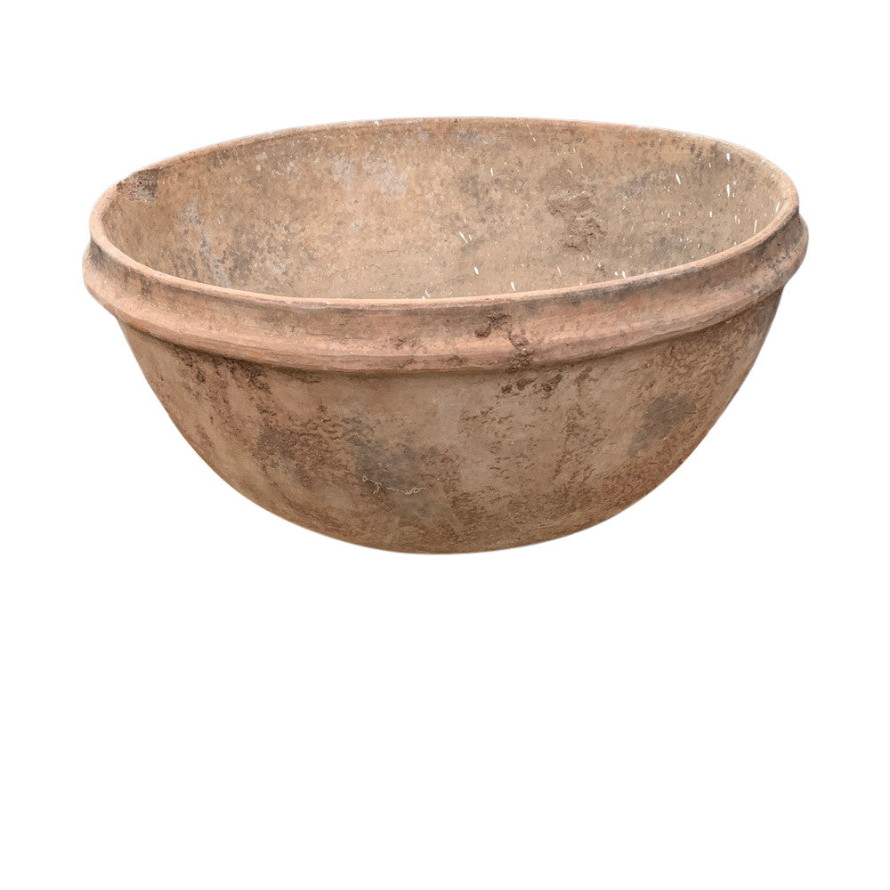 Antique Moroccan Terracotta Bowl - Berbere Imports