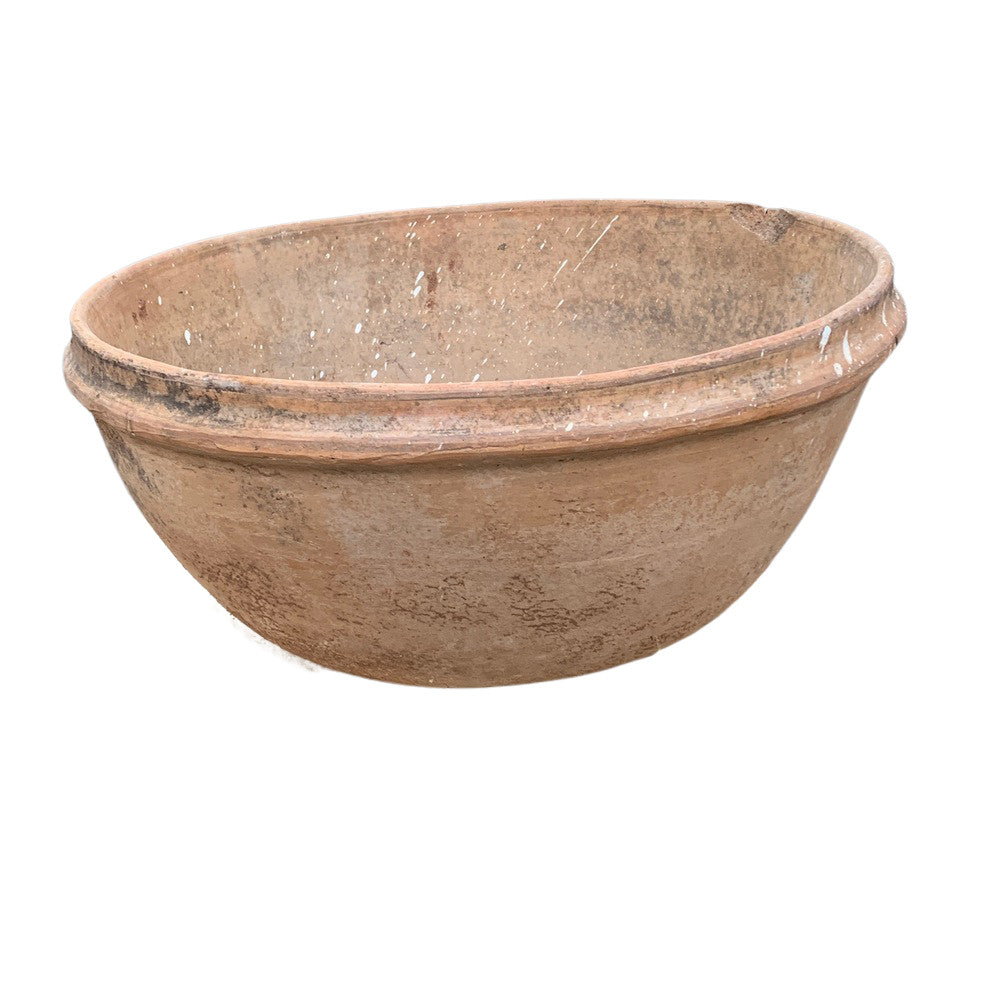 Antique Moroccan Terracotta Bowl - Berbere Imports