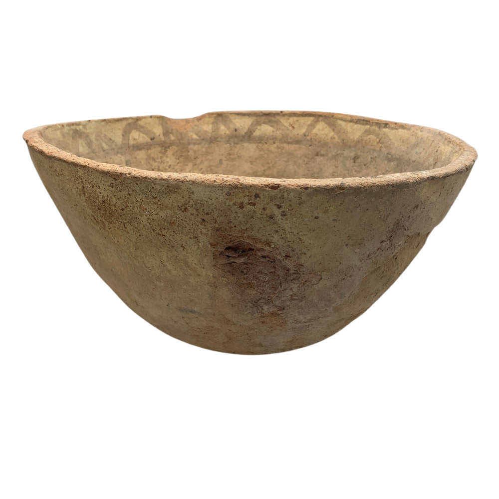 Antique Moroccan Terracotta Bowl - Berbere Imports