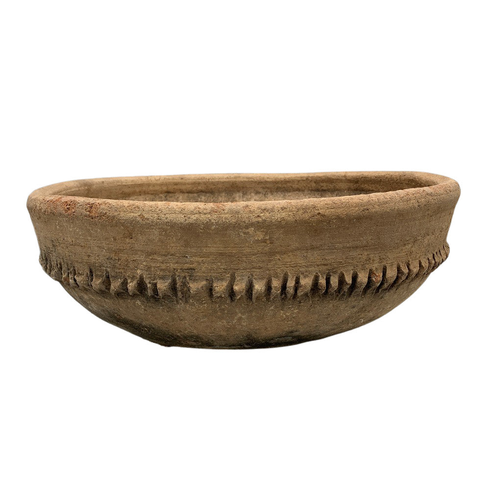 Antique Moroccan Terracotta Bowl - Berbere Imports