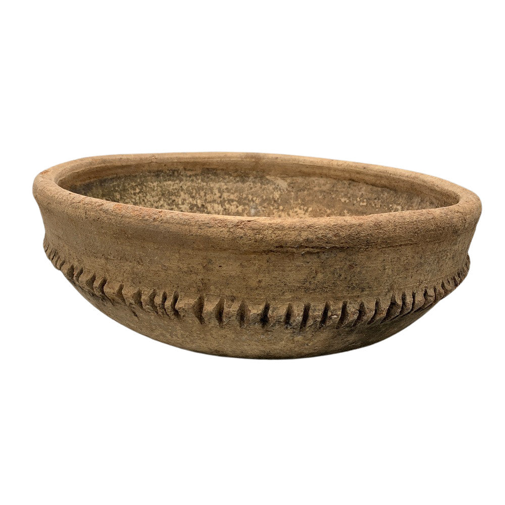 Antique Moroccan Terracotta Bowl - Berbere Imports