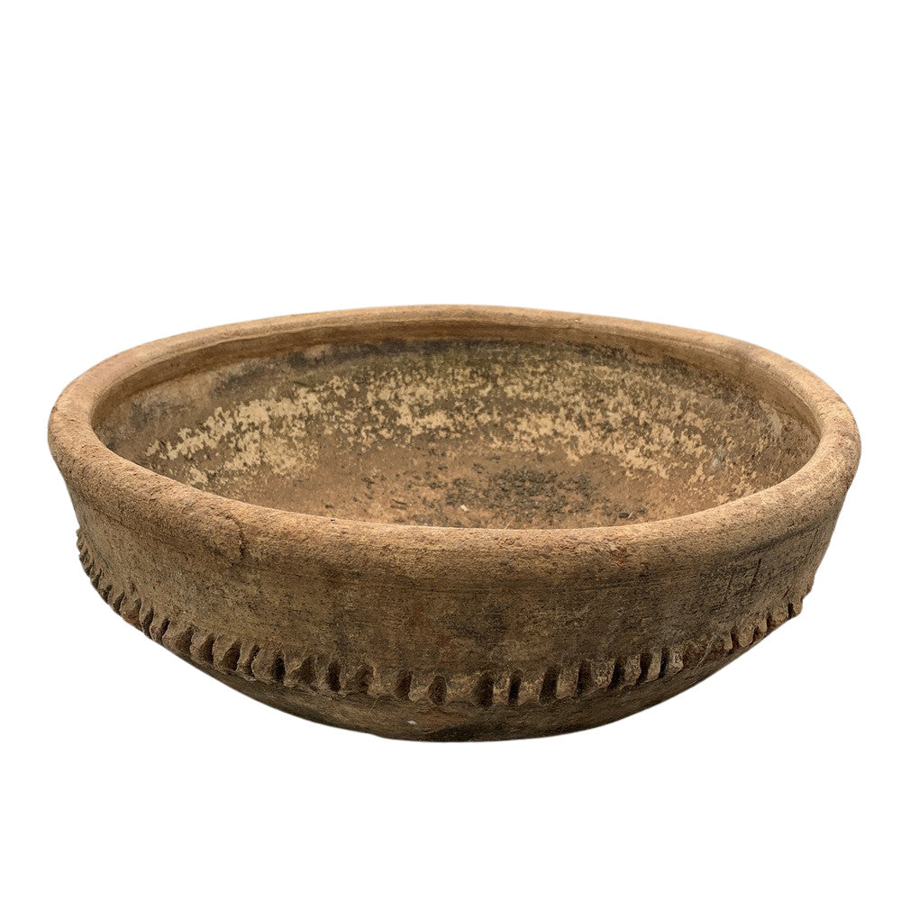 Antique Moroccan Terracotta Bowl - Berbere Imports