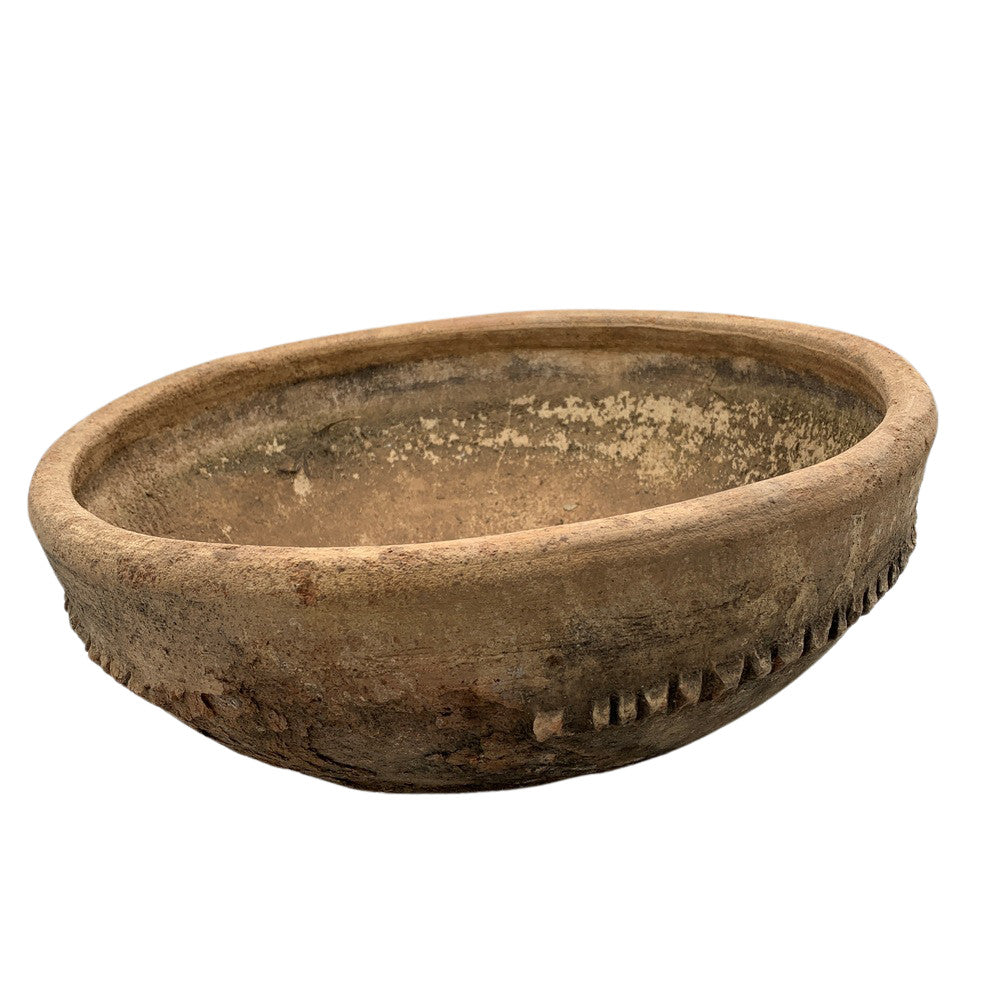 Antique Moroccan Terracotta Bowl - Berbere Imports