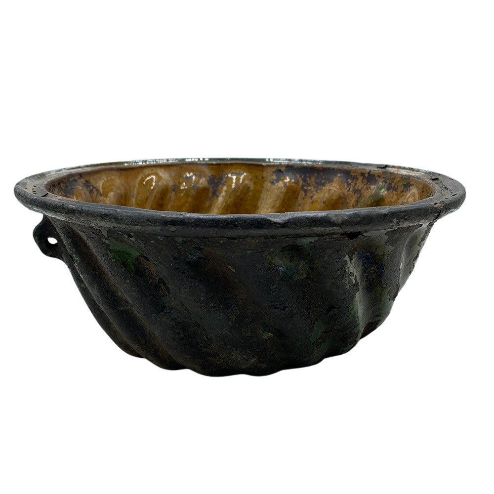 Antique Terracotta Cake Mold - Berbere Imports