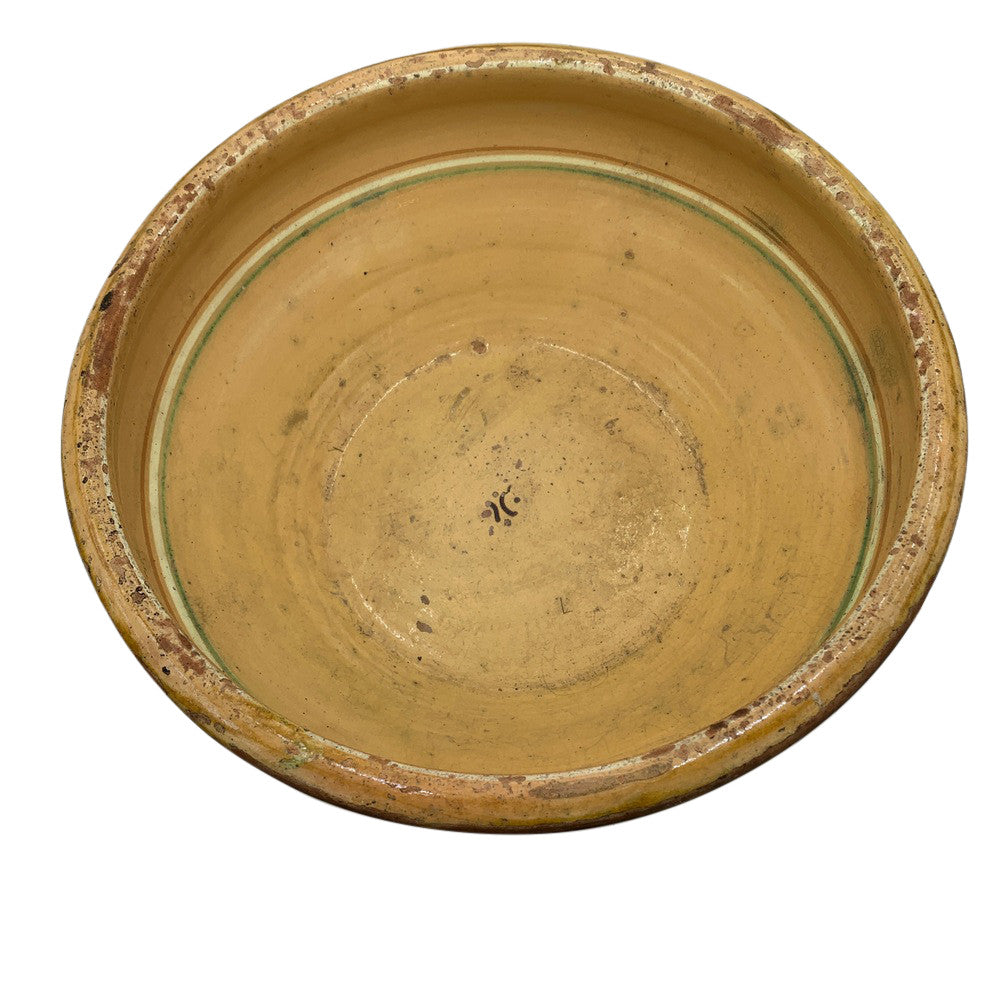 Antique Glazed Decorative Bowl - Berbere Imports