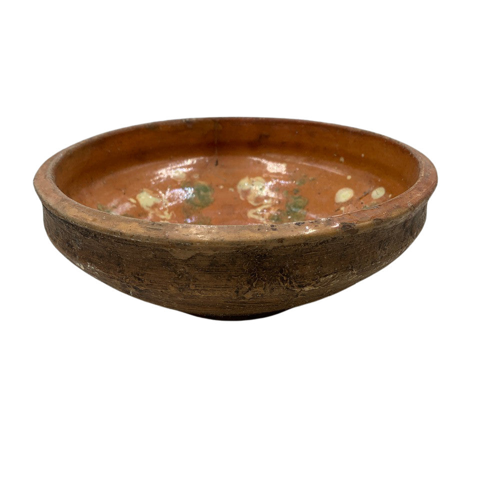 Antique Hungarian Folk Art Decorative Bowl - Berbere Imports