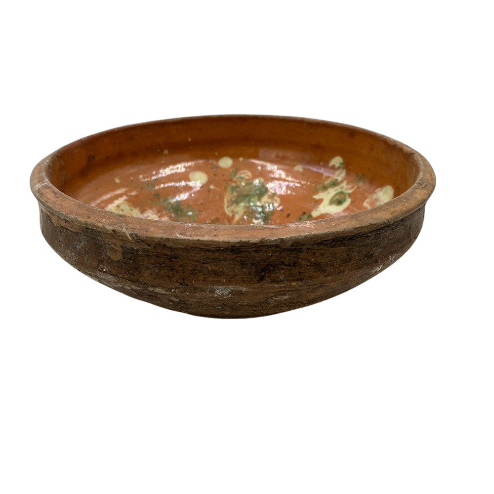 Antique Hungarian Folk Art Decorative Bowl - Berbere Imports