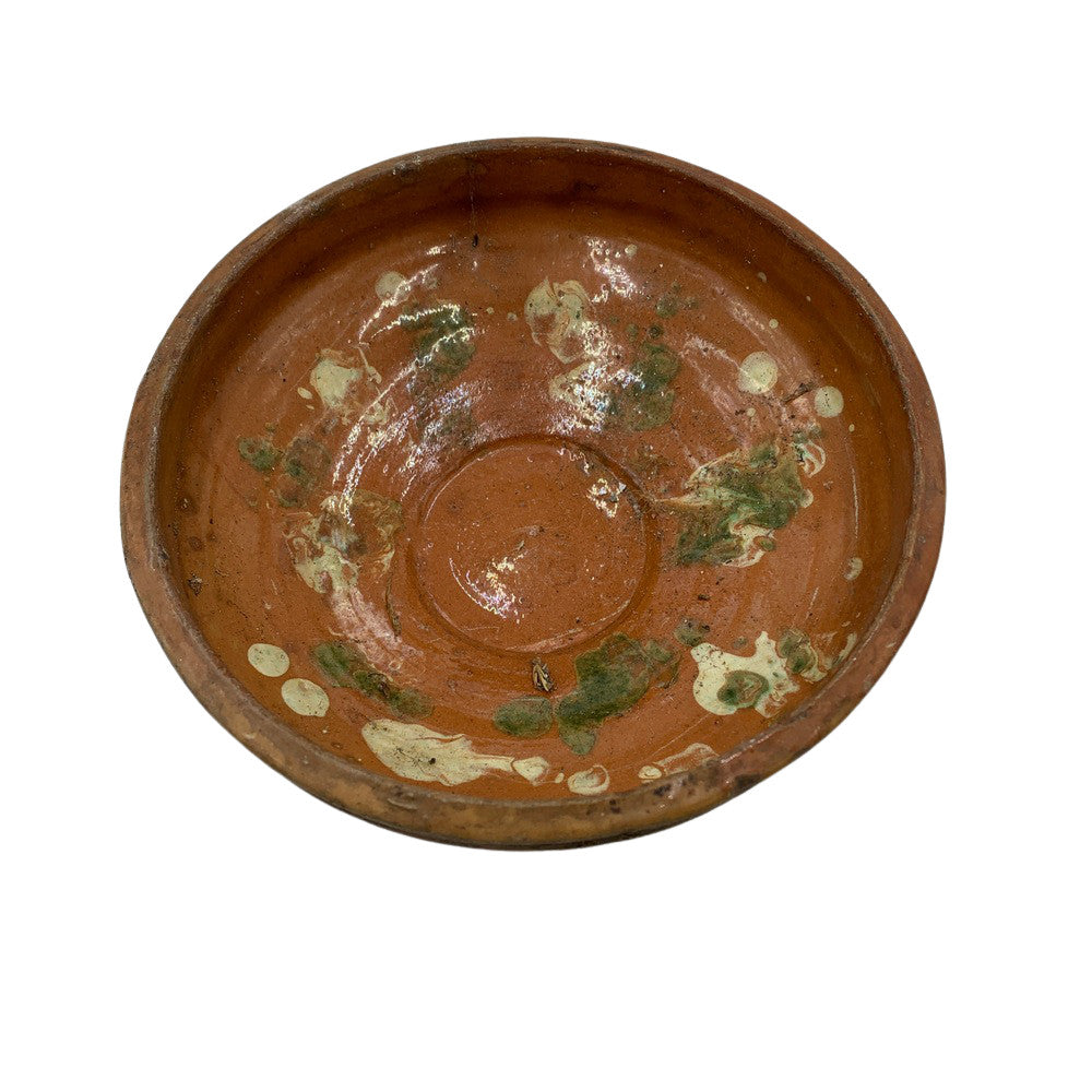 Antique Hungarian Folk Art Decorative Bowl - Berbere Imports