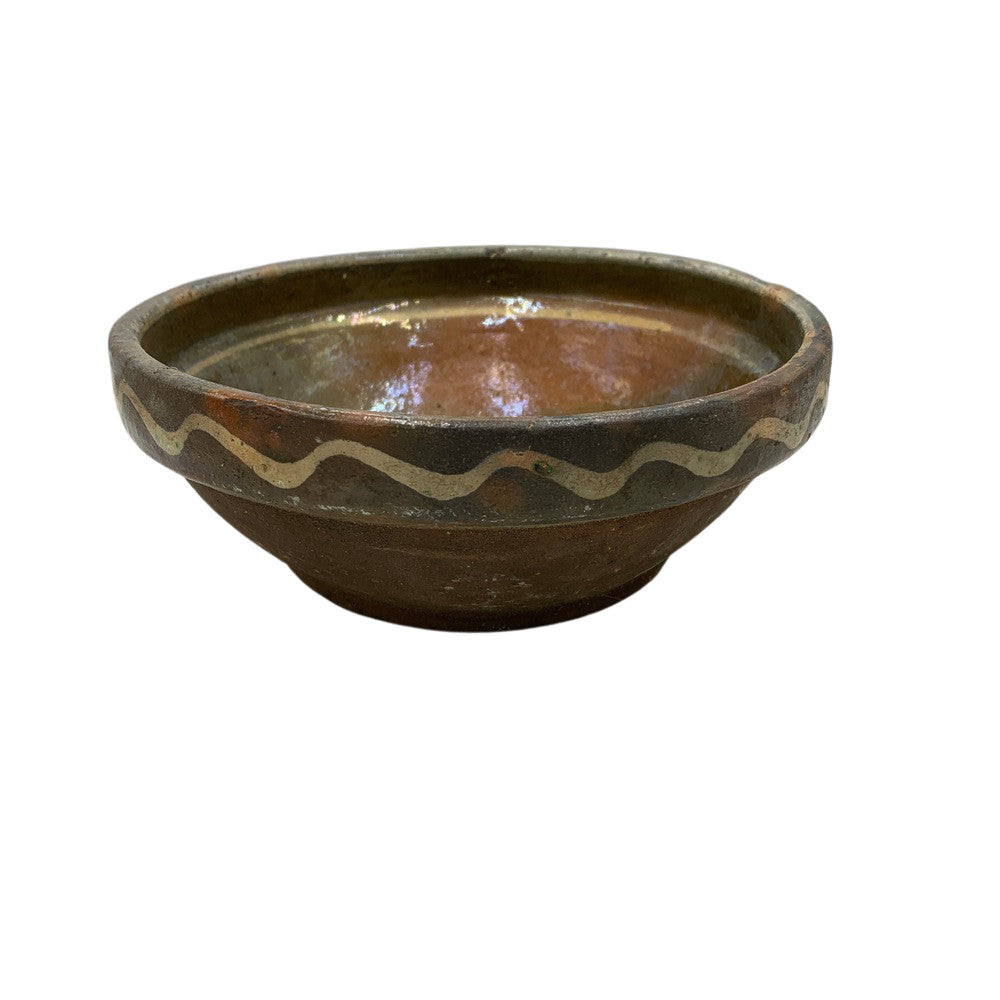 Antique Hungarian Folk Art Decorative Bowl - Berbere Imports