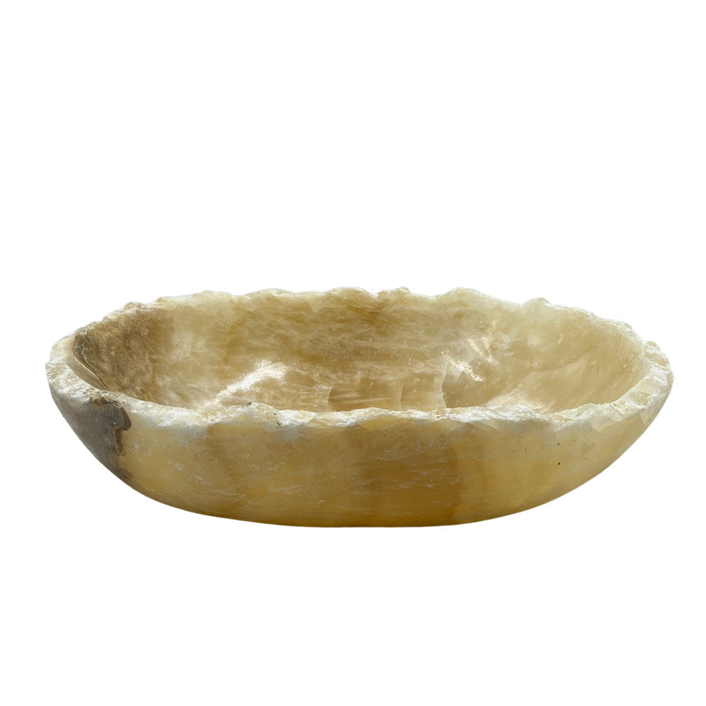 Live Edge Oval Onyx Bowl - Medium - Berbere Imports