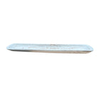 Whitewashed Wooden Decorative Dough Bowl - Long - Berbere Imports