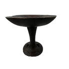 Vintage Wooden Pedestal Bowl - Berbere Imports