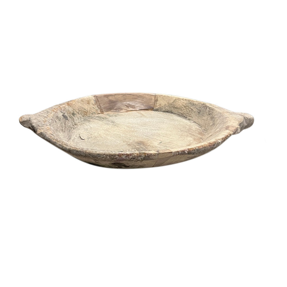 Vintage Wooden Parat Bowl - Berbere Imports