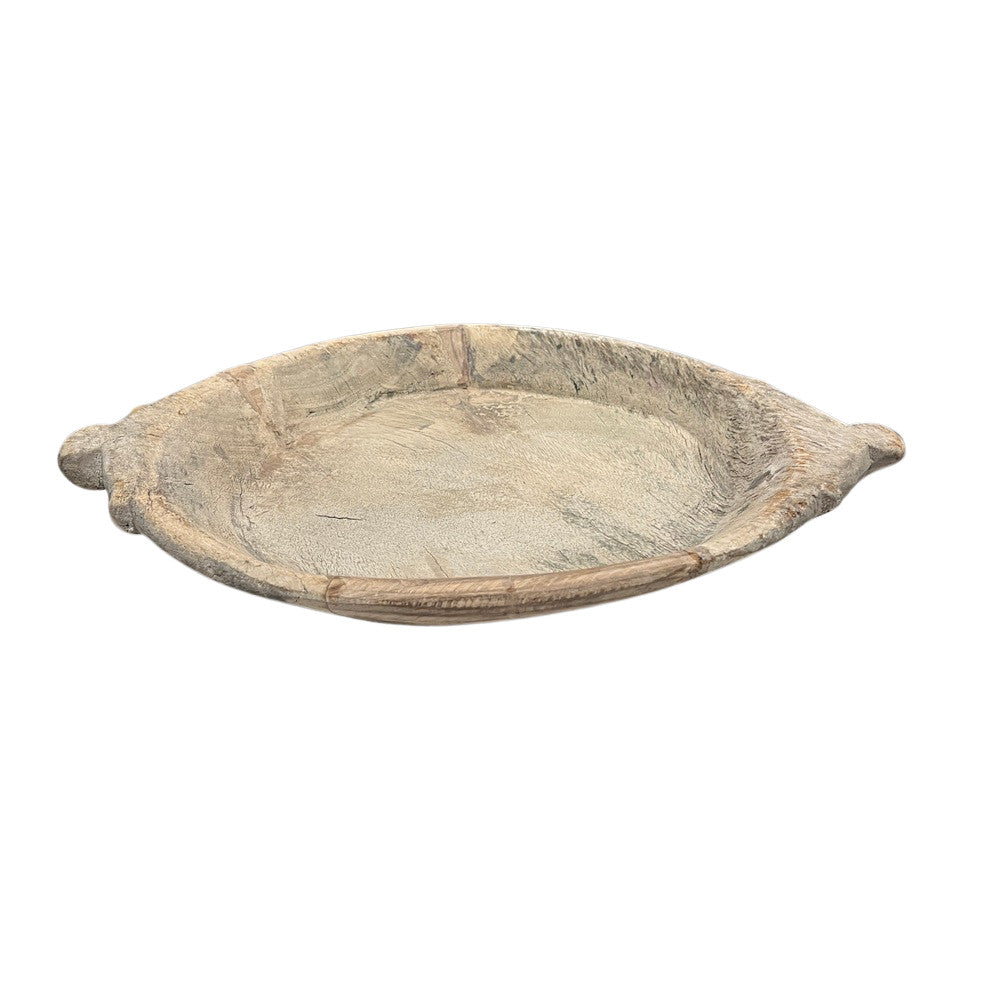 Vintage Wooden Parat Bowl - Berbere Imports