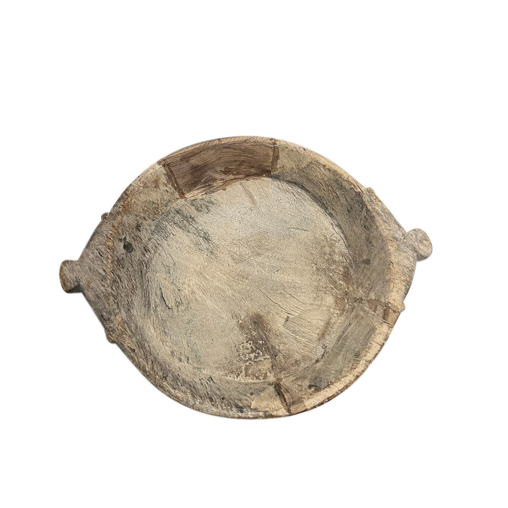 Vintage Wooden Parat Bowl - Berbere Imports