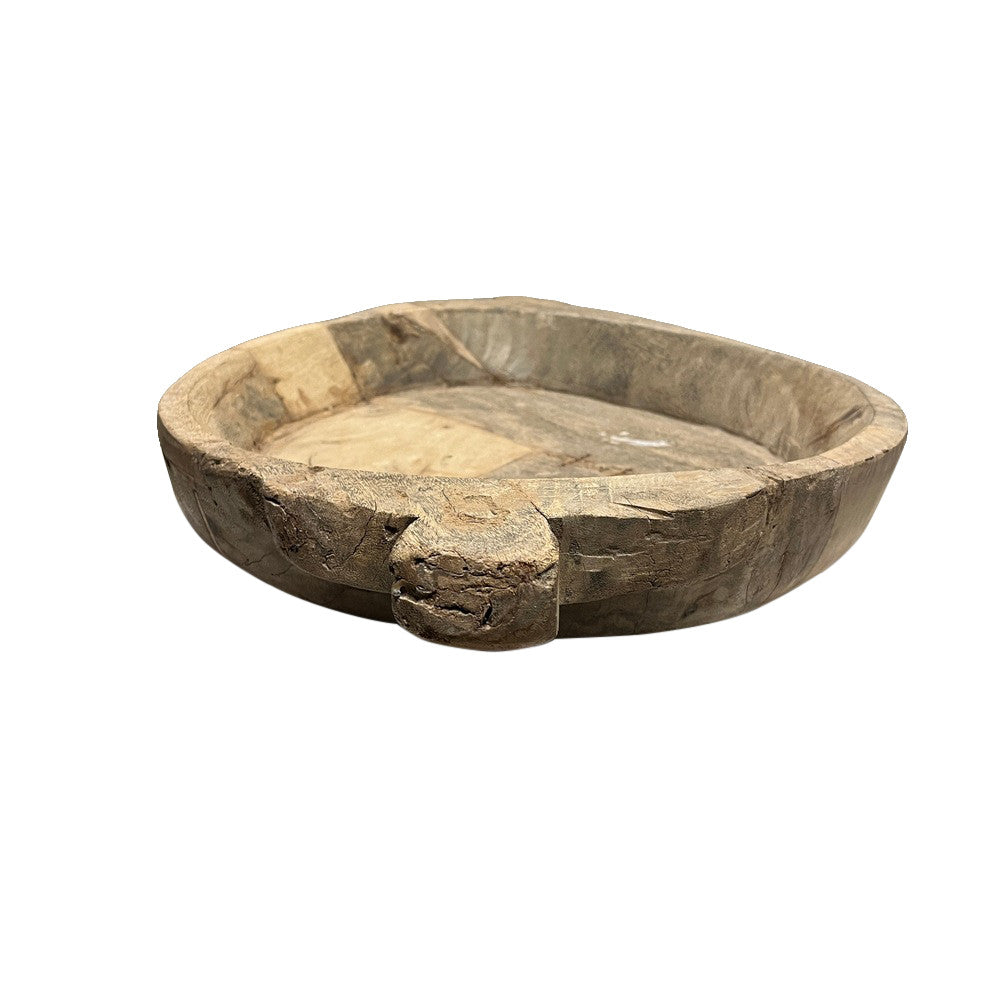 Vintage Wooden Parat Bowl - Berbere Imports