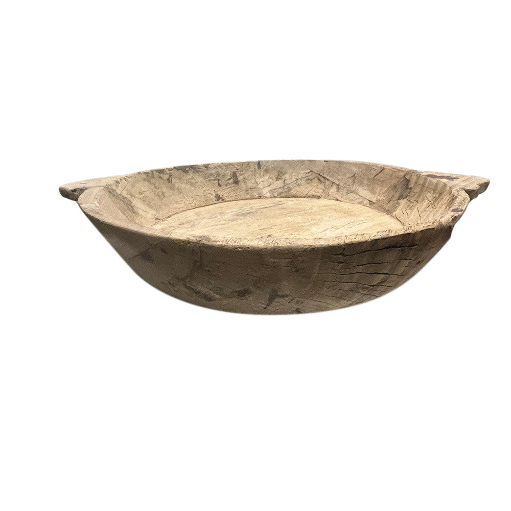 Vintage Wooden Parat Bowl - Berbere Imports