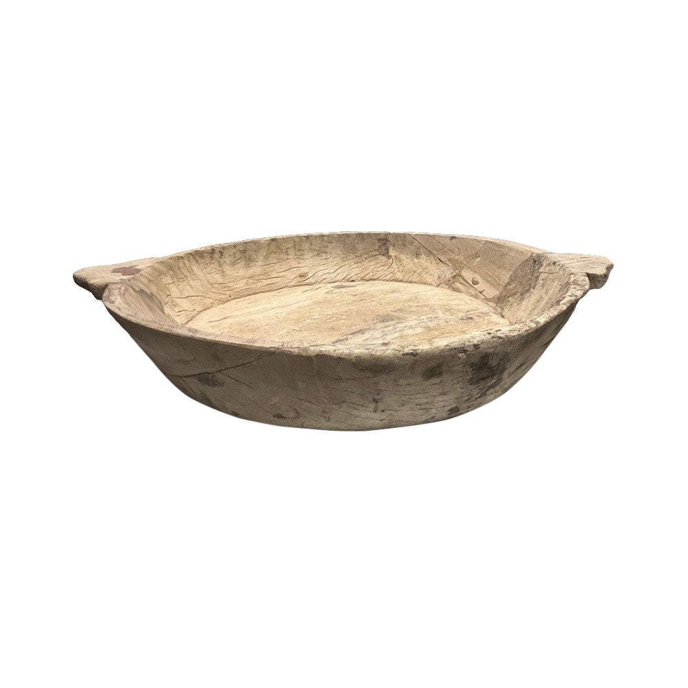 Vintage Wooden Parat Bowl - Berbere Imports