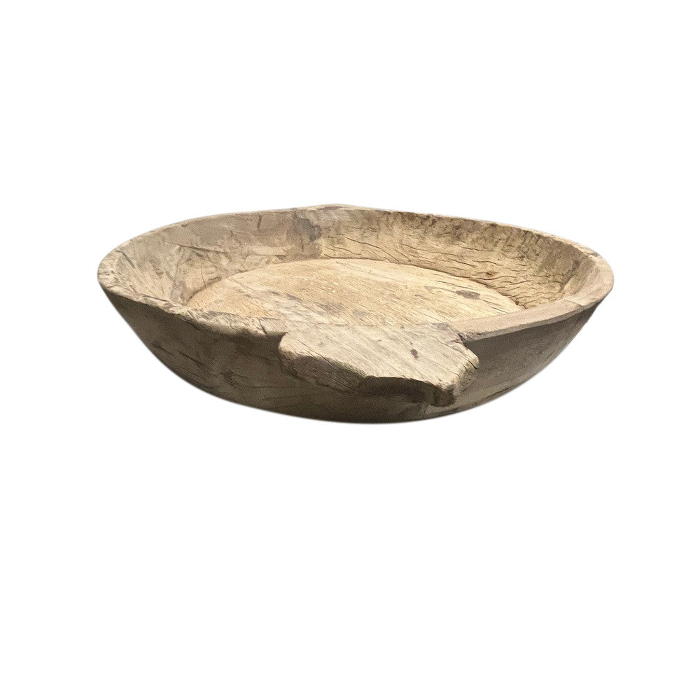 Vintage Wooden Parat Bowl - Berbere Imports