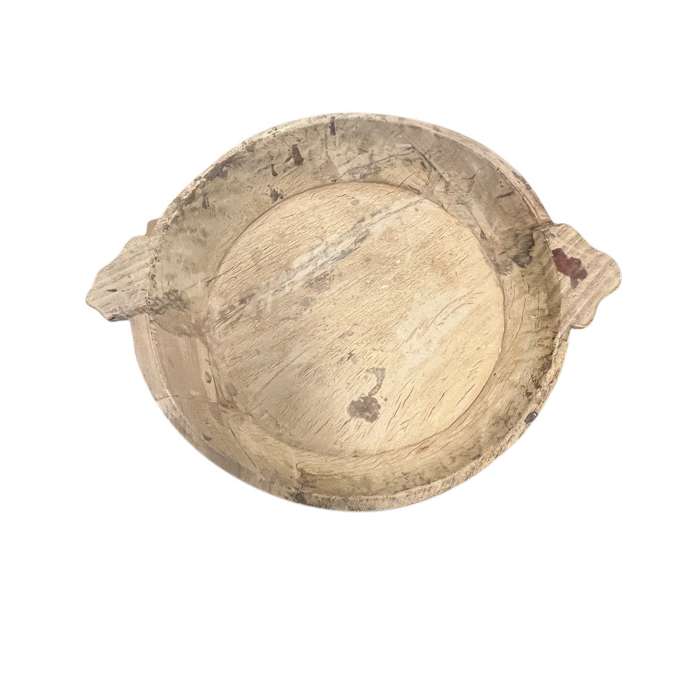Vintage Wooden Parat Bowl - Berbere Imports