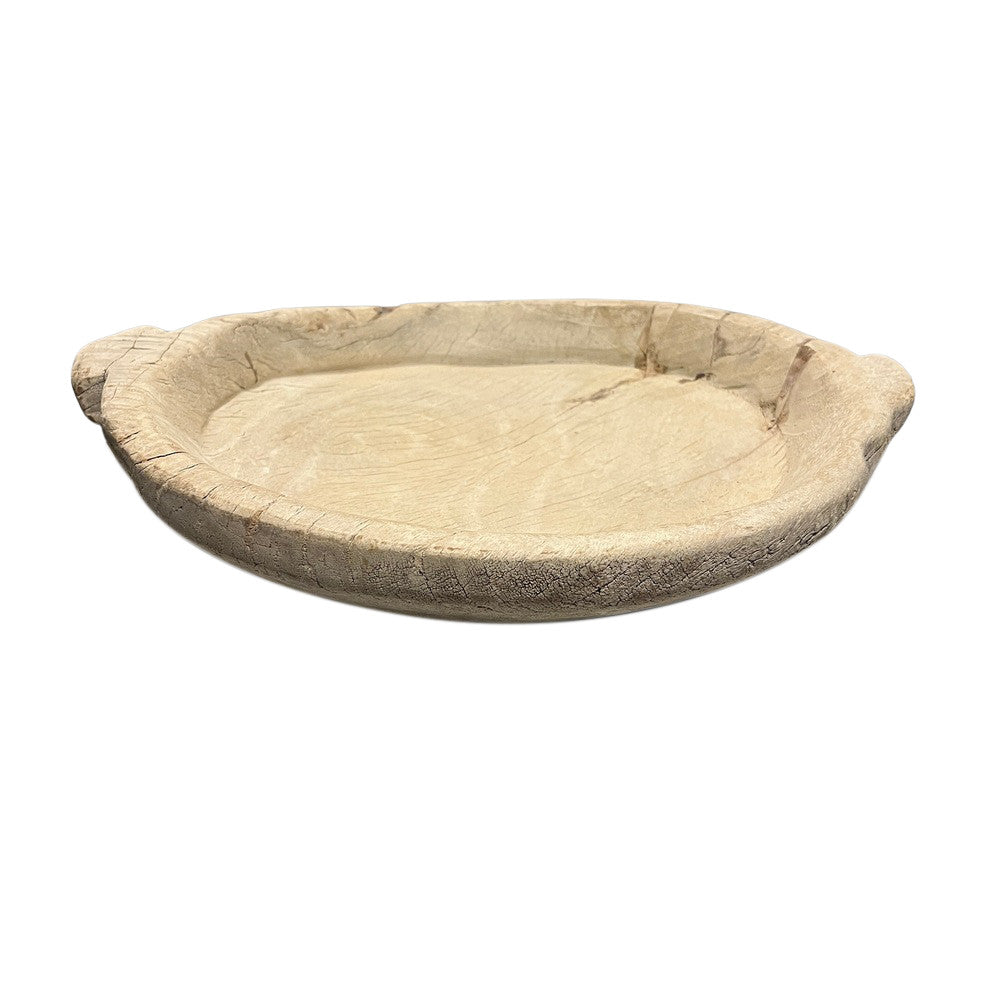 Vintage Wooden Parat Bowl - Berbere Imports