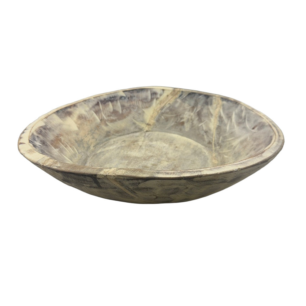 Vintage Wooden Parat Bowl - Berbere Imports