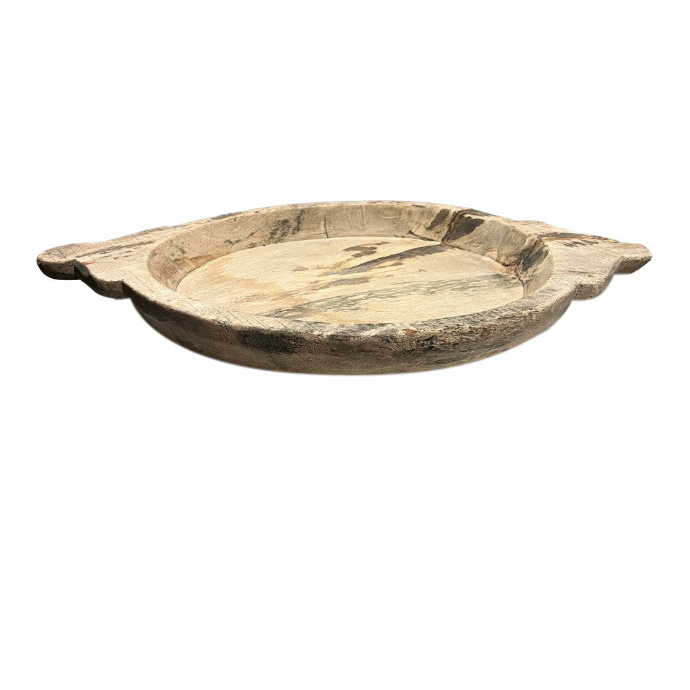 Vintage Wooden Parat Bowl - Berbere Imports