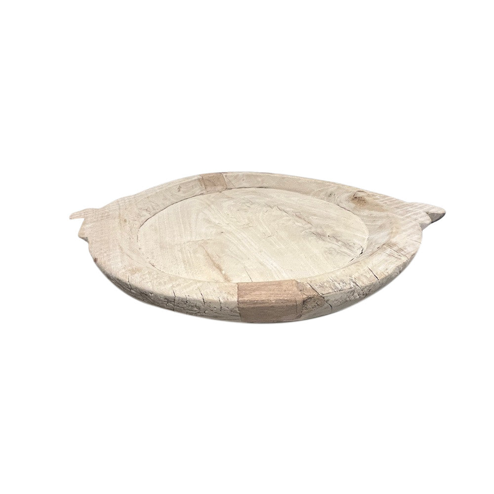 Vintage Wooden Parat Bowl - Berbere Imports