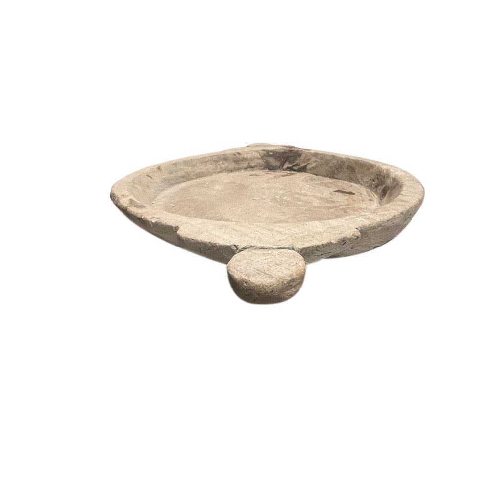 Vintage Wooden Parat Bowl - Berbere Imports