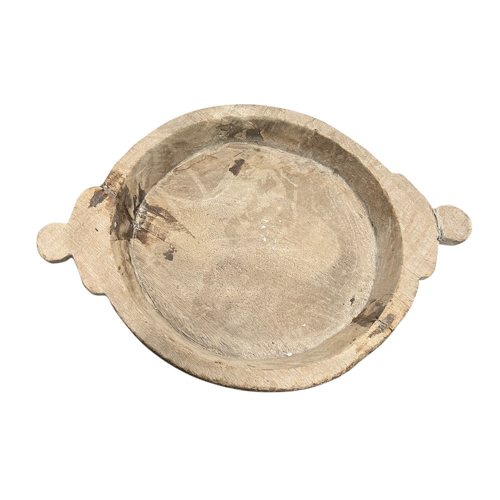 Vintage Wooden Parat Bowl - Berbere Imports