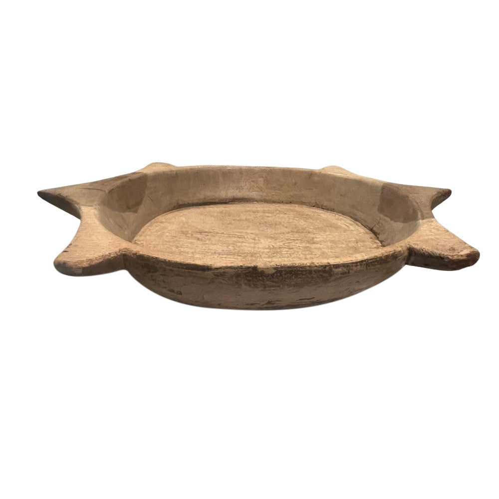 Vintage Wooden Parat Bowl - Berbere Imports