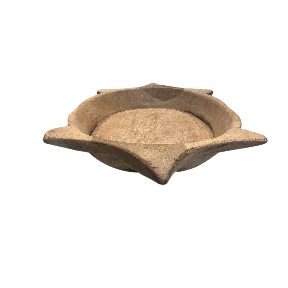 Vintage Wooden Parat Bowl - Berbere Imports