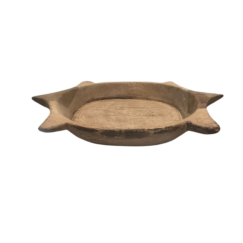 Vintage Wooden Parat Bowl - Berbere Imports