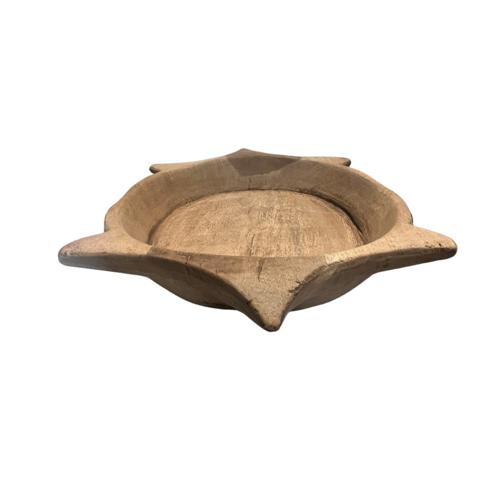 Vintage Wooden Parat Bowl - Berbere Imports