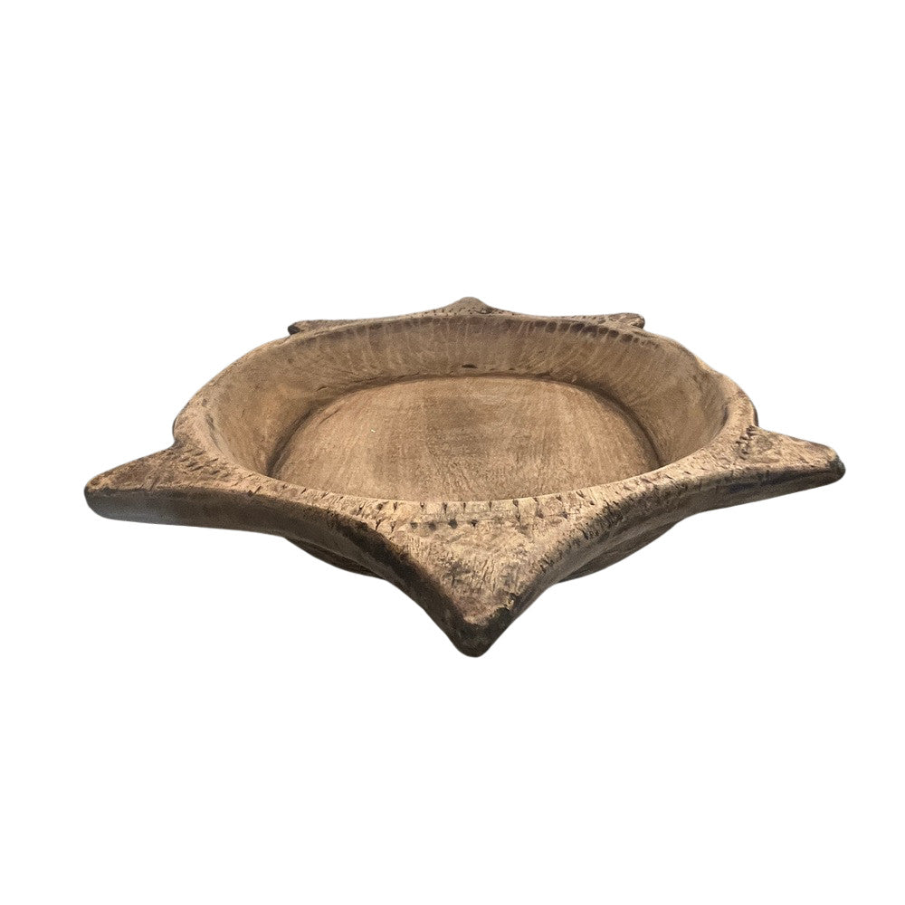 Vintage Wooden Parat Bowl - Berbere Imports