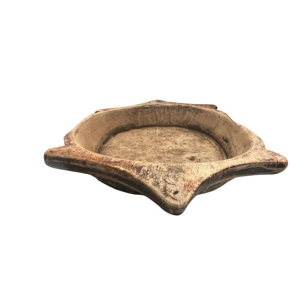 Vintage Wooden Parat Bowl - Berbere Imports