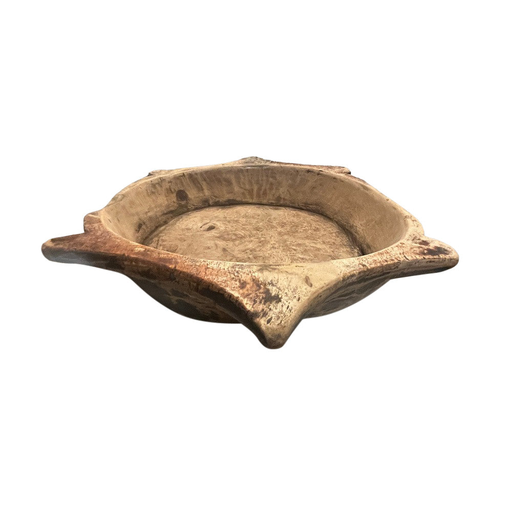 Vintage Wooden Parat Bowl - Berbere Imports