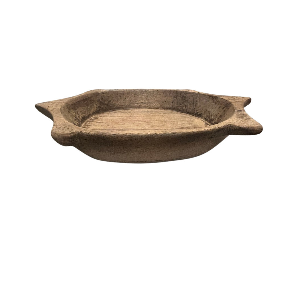 Vintage Wooden Parat Bowl - Berbere Imports