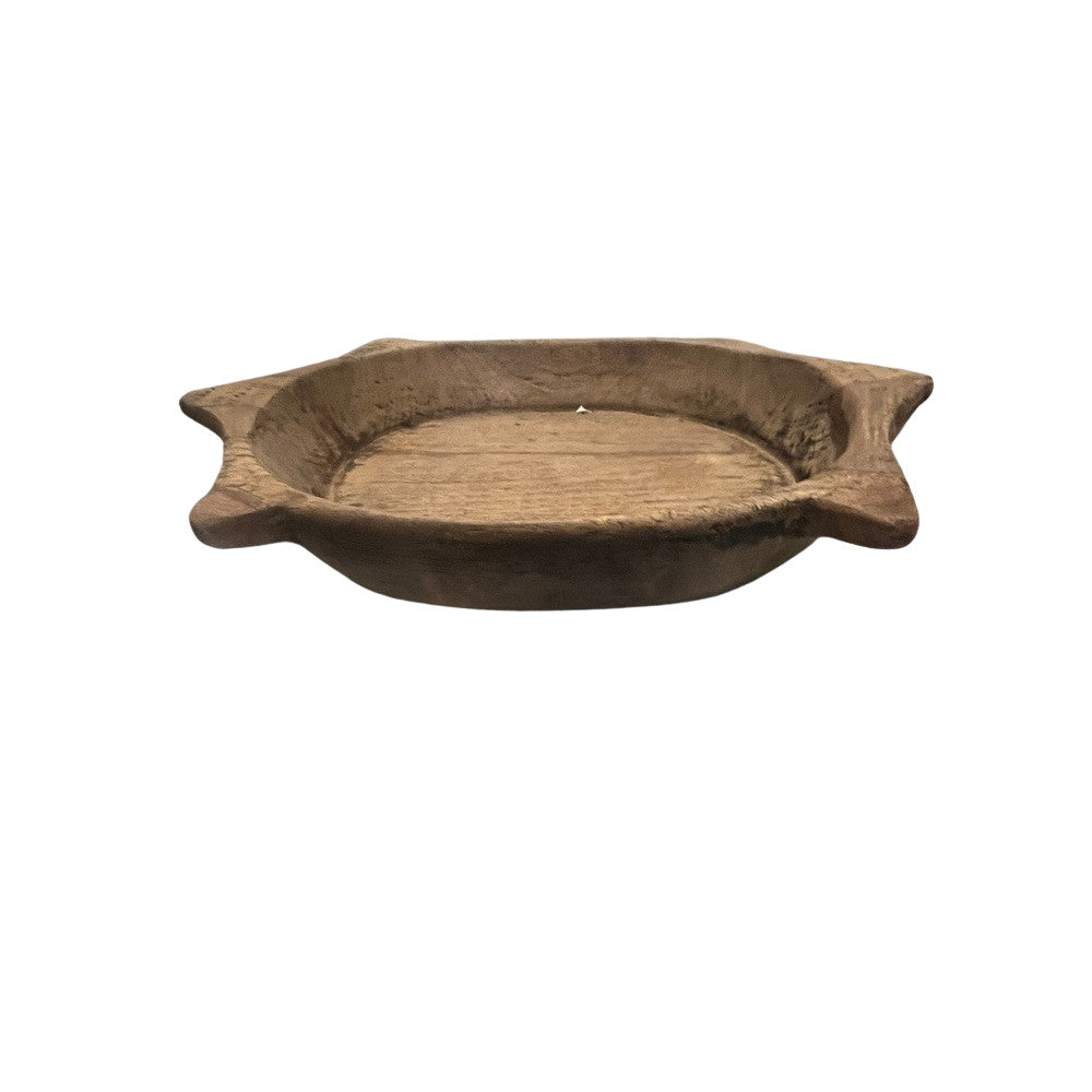 Vintage Wooden Parat Bowl - Berbere Imports