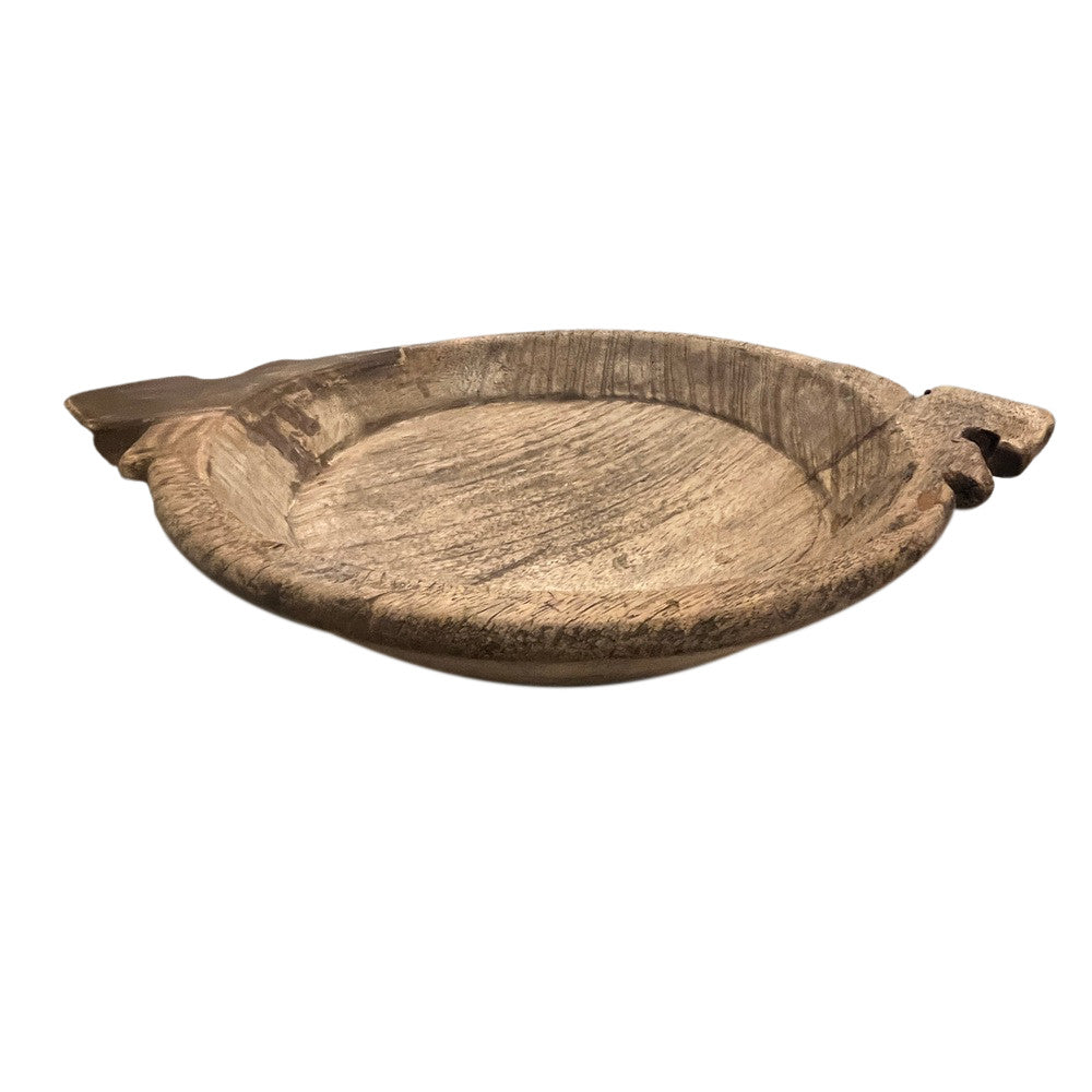 Vintage Wooden Parat Bowl - Berbere Imports