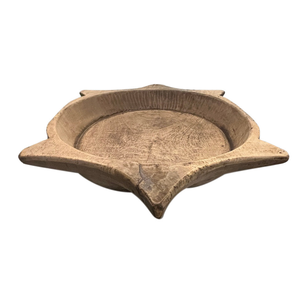 Vintage Wooden Parat Bowl - Berbere Imports